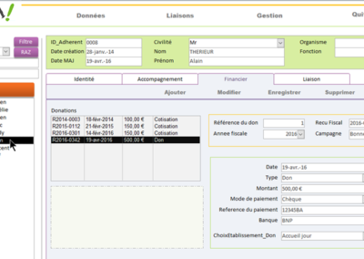 exemples access
