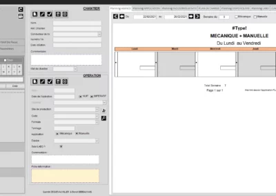 Application de gestion de chantier