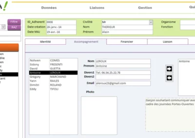 Application de gestion